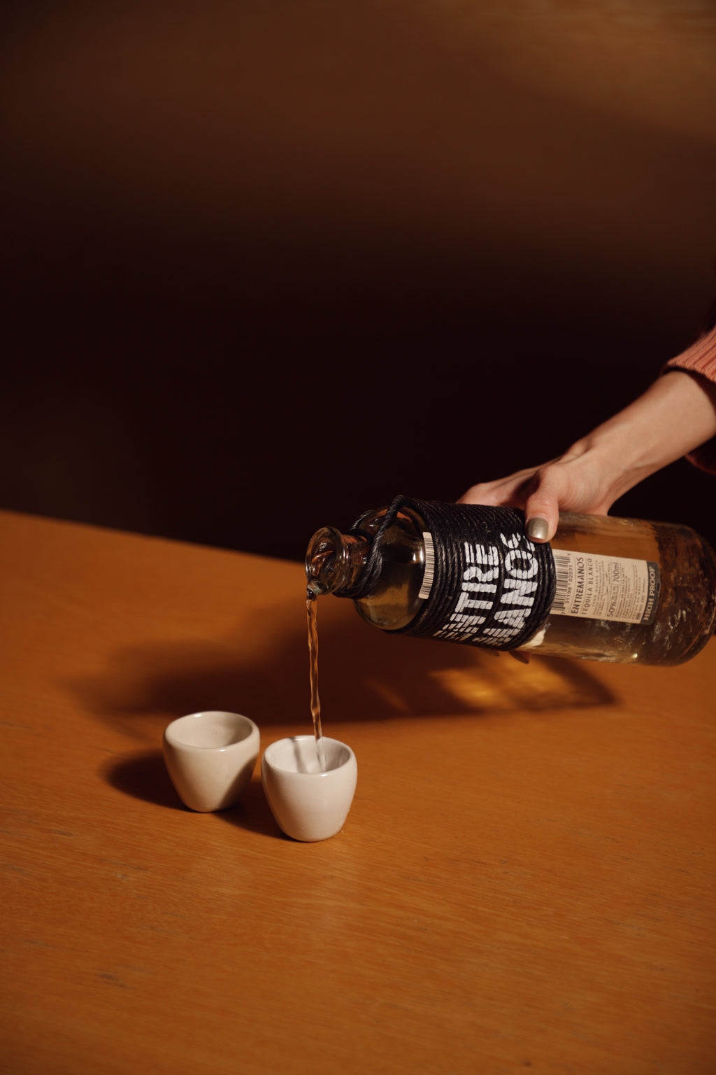 Tequila ENTREMANOS Blanco High Proof