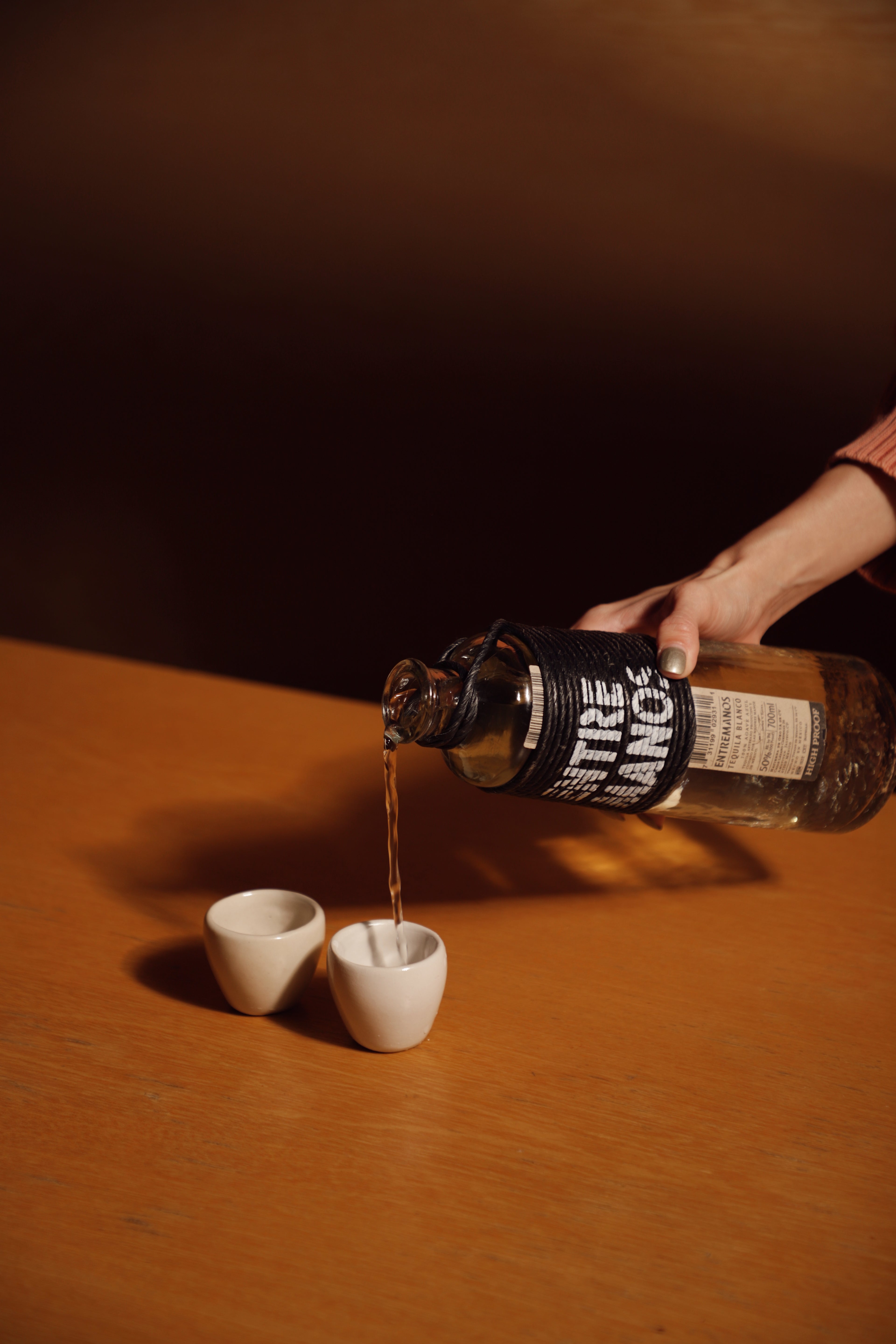 Tequila ENTREMANOS Blanco High Proof
