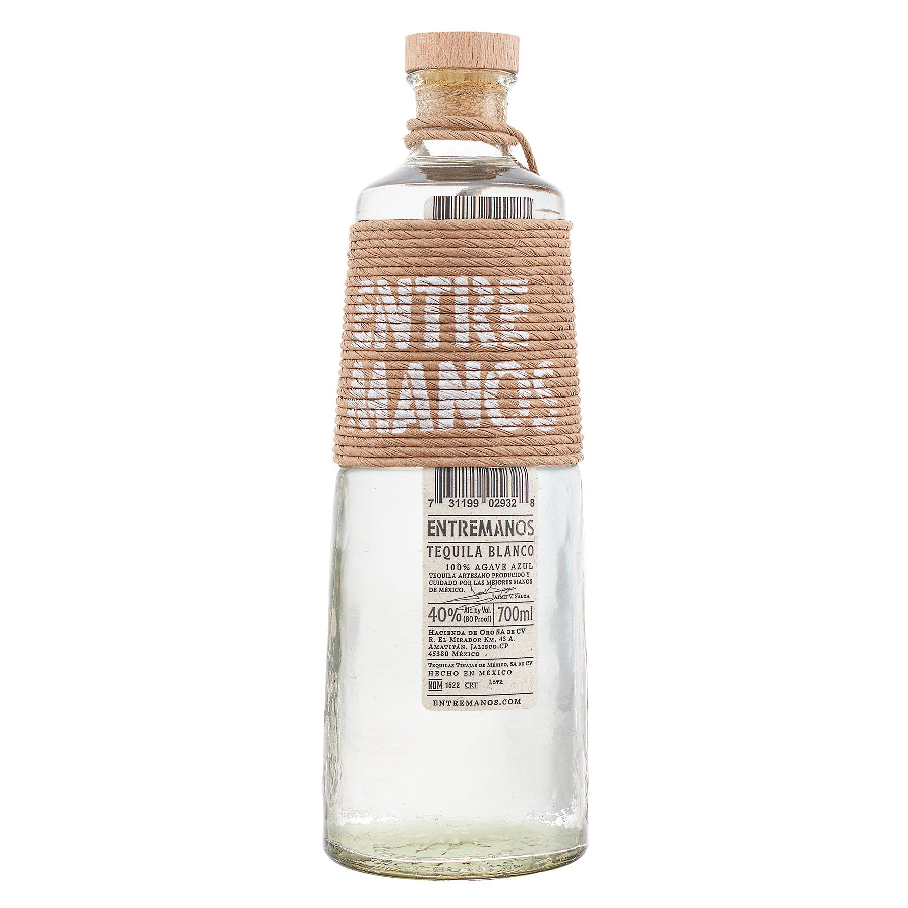Tequila ENTREMANOS Blanco